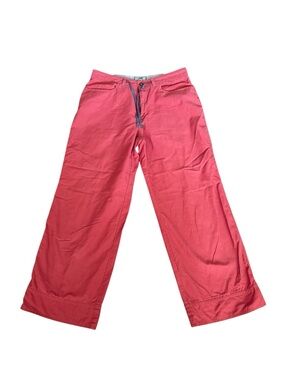 Horny Toad Wide Leg Drawstring Salmon Casual Pants